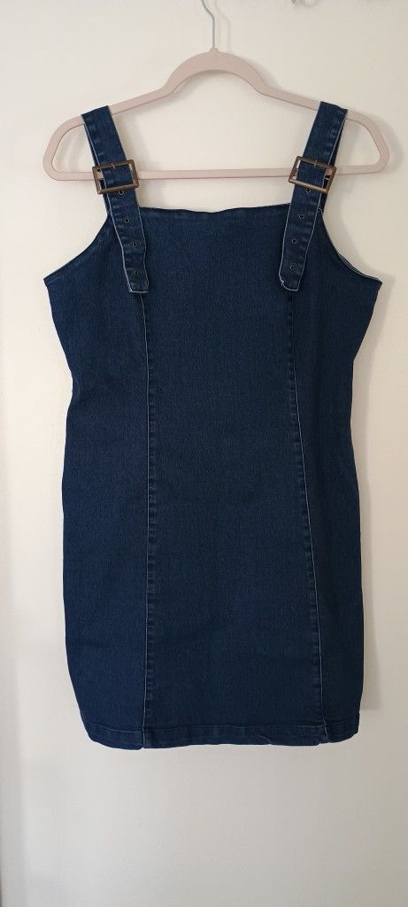 Cute Denim Overalls Casual Summer Country Dress 