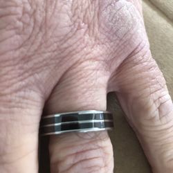 Simple, Elegant & VERY Manly Styled Wedding Band 4 Sale