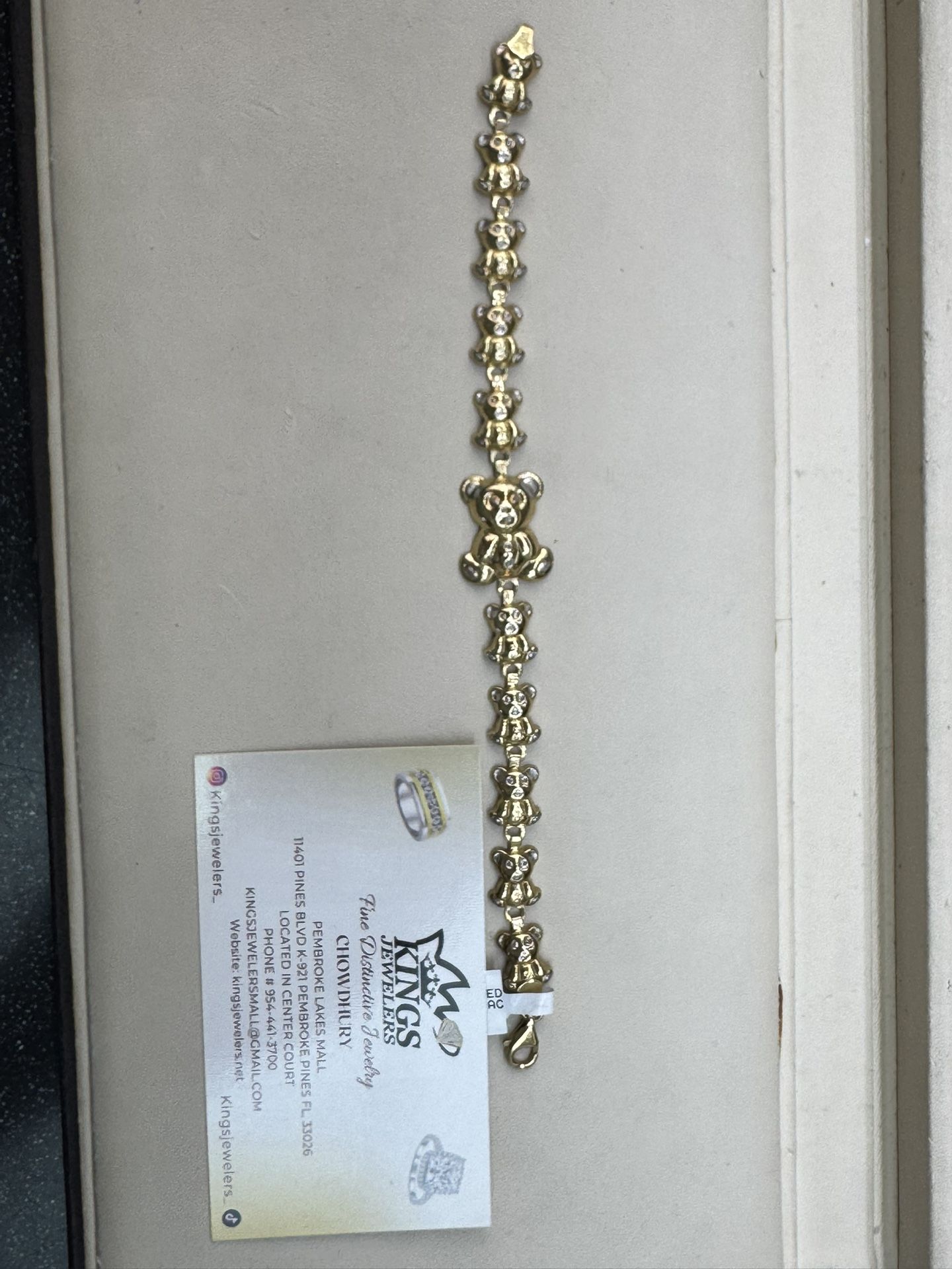 Teddy Bear Bracelet