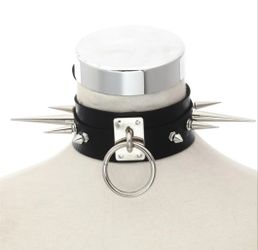 Goth Spiked Choker