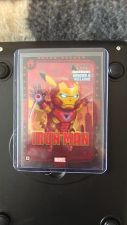 Peru RED VARIANT color match IRONMAN hero’s & villians card