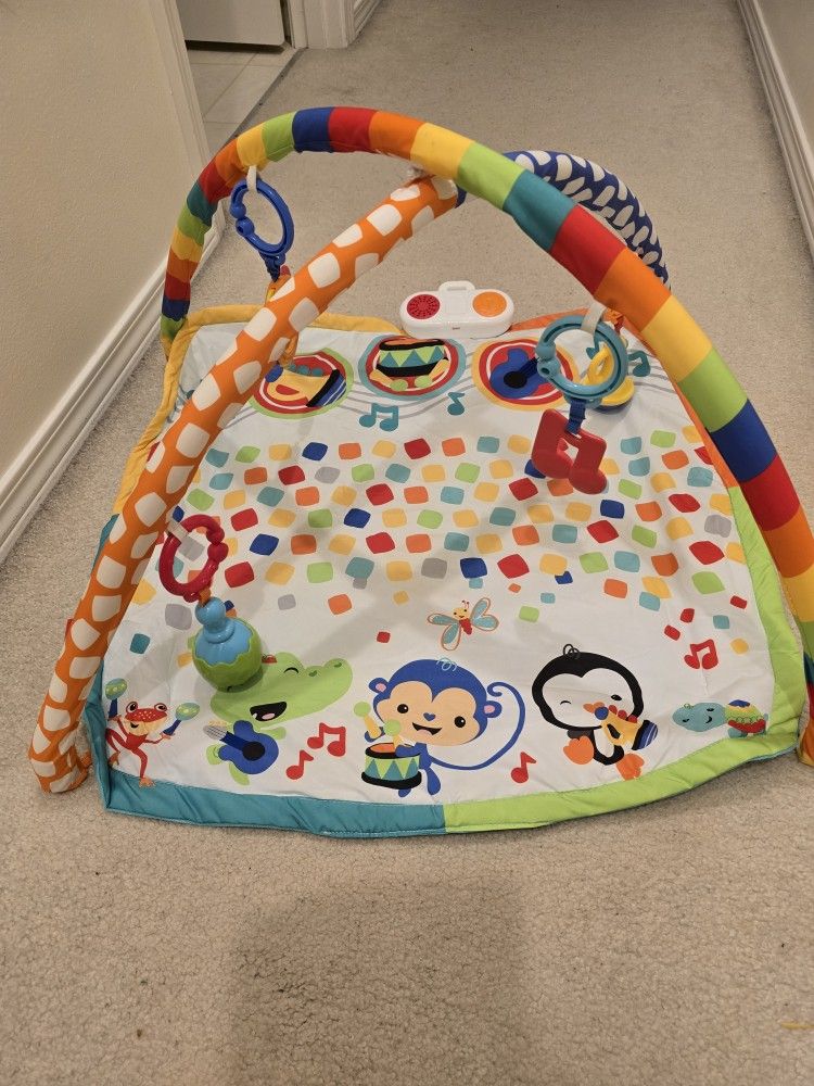 Fisher Price Baby's Bandstand Play Gym More Stuffed 