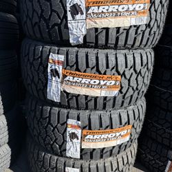 305/45/22 Arroyo R/t  #4 New Tires Mount & Balance // Set De 4 Llantas Nuevas Instaladas Y Balanceadas