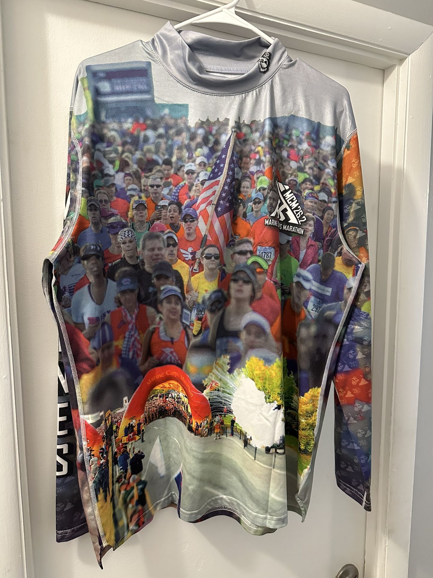 2018 Marine Corps Marathon “Run With Purpose” Long-Sleeve Shirt – Size XL (Used)