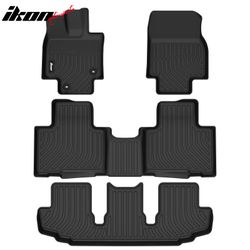 Fits 2020-2025 Toyota Highlander 7& 8 Seats All Weather Floor Mats 3D Molded Carpets