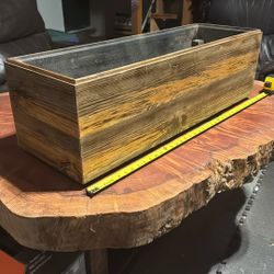 Solid Wood Indoor Outdoor Planter Or Display Box