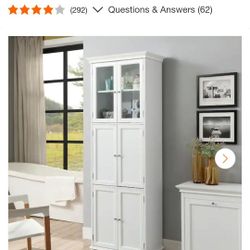 Home Decorators Collection
Hampton Harbor 25 in. W x 14 in. D x 72 in. H White Freestanding Linen Cabinet