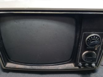 Vintage Admiral Black And White TV