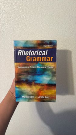 Rhetorical Grammar 8th Edition Book
