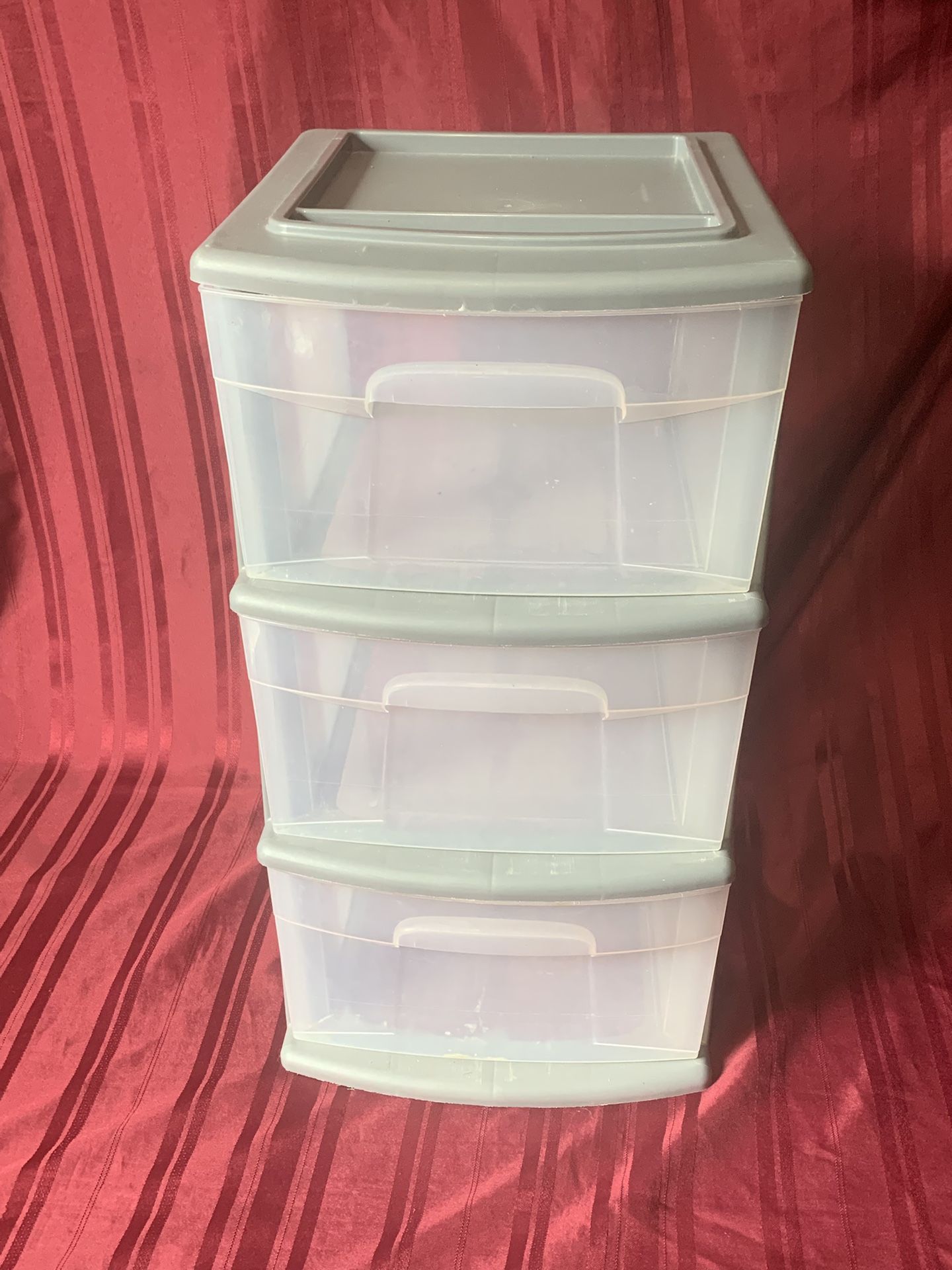 3 Drawer Plastic Storage Container 