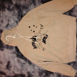 Travis Scott Astroworld Look Mom I Can Fly Hoodie
Tan