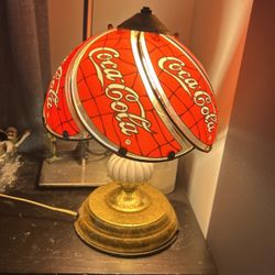 old coca cola lamp