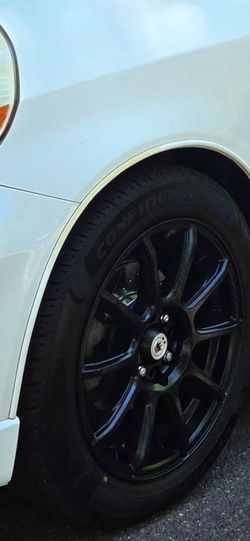 konig control 16 inch wheels with new tires. 4x100 trade.