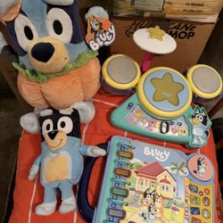 Bluey Toys Plush Book Drums