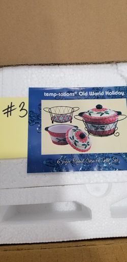 Holiday 6 pc Casserole Set