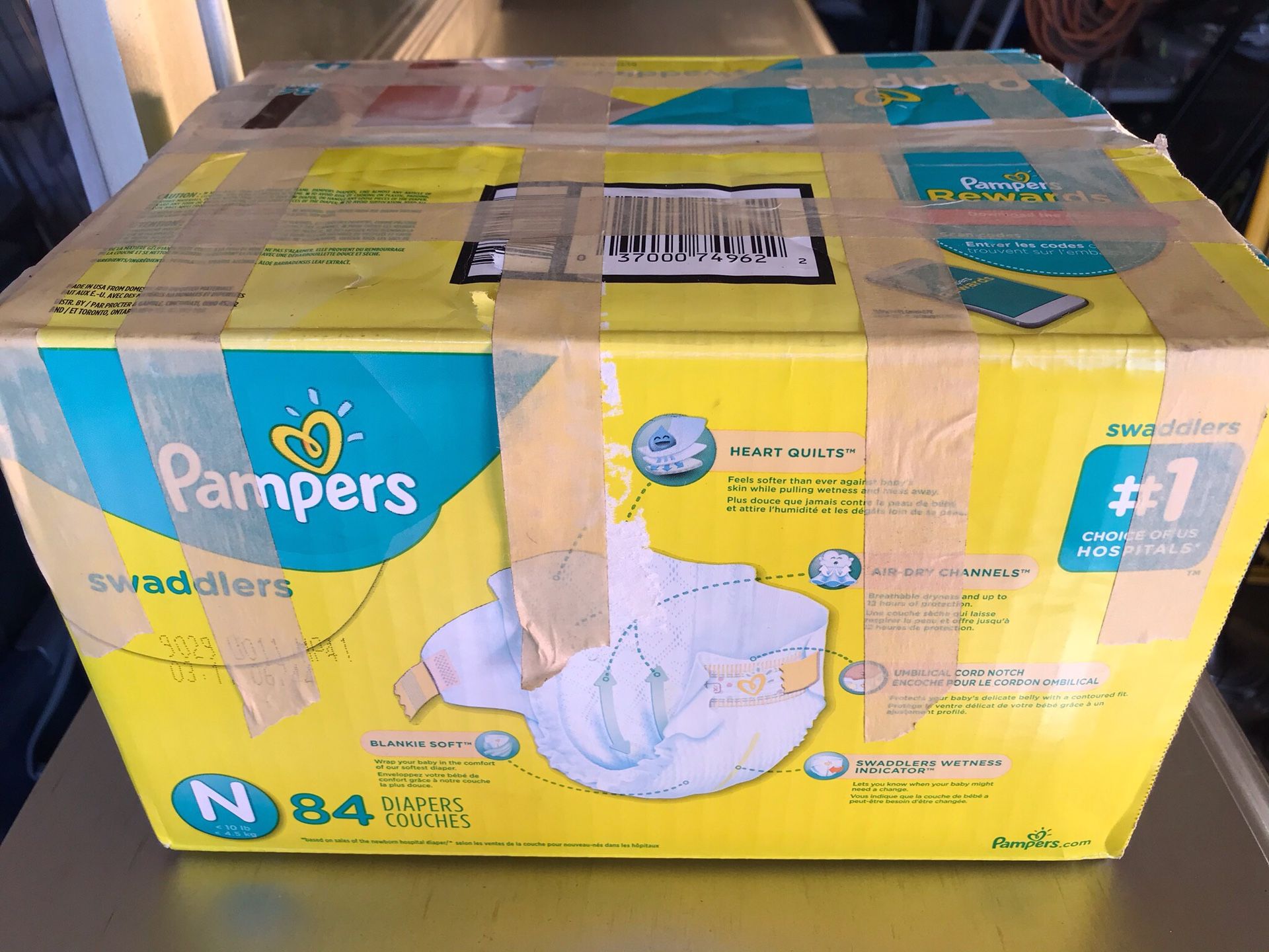 Newborn Pampers Swaddlers