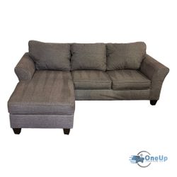 Gray Reversible Sectional Couch Sofa **Free Delivery**