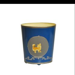 New Worlds Away Metal Open Waste Basket (WBCHIHUAHUA)