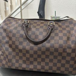 Authentic Louis Vuitton Speedy 35 Ebene Handbag