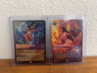 Lorcana Attack of the Vibe Pocahontas and Meeko Enchanted
