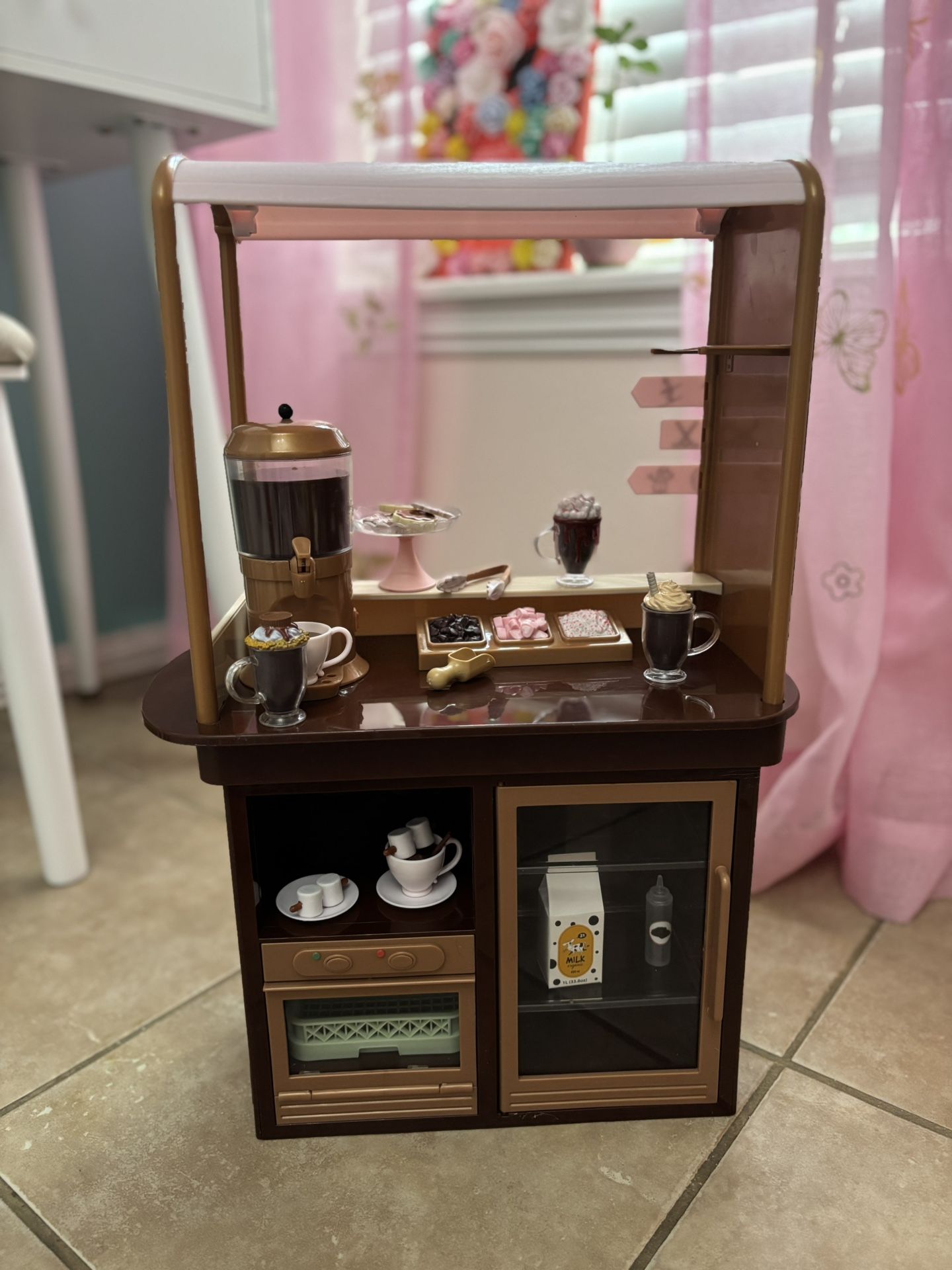 Our Generation Hot Chocolate Stand For 18in Doll