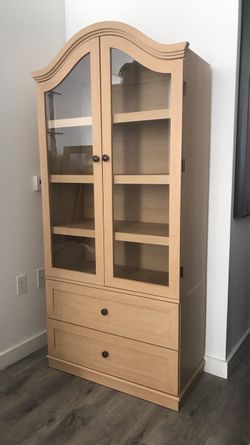 Kitchen cabinet pantry storage cabinet with 2 drawers - like new