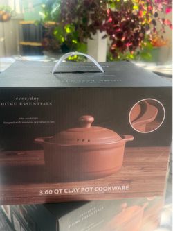 3.60 QT clay pot cookware