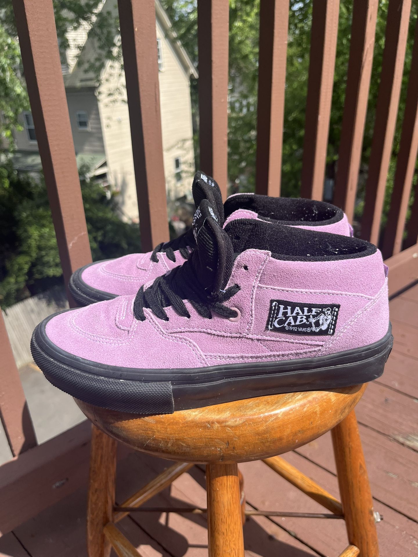 Purple Half Cab Vans Sneakers