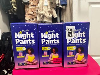 Rascals Night Pants XL Girls Nighttime Underwear