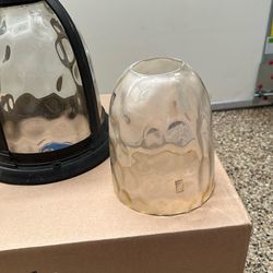 Glass for Outdoor Lamps 6 Large 9”x7-1/2, 2 Small 7”x5-1/2” $30