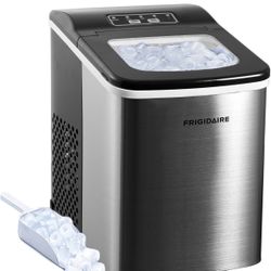 Frigidaire Compact Countertop Ice Maker, Bullet Shaped Ice Cubes