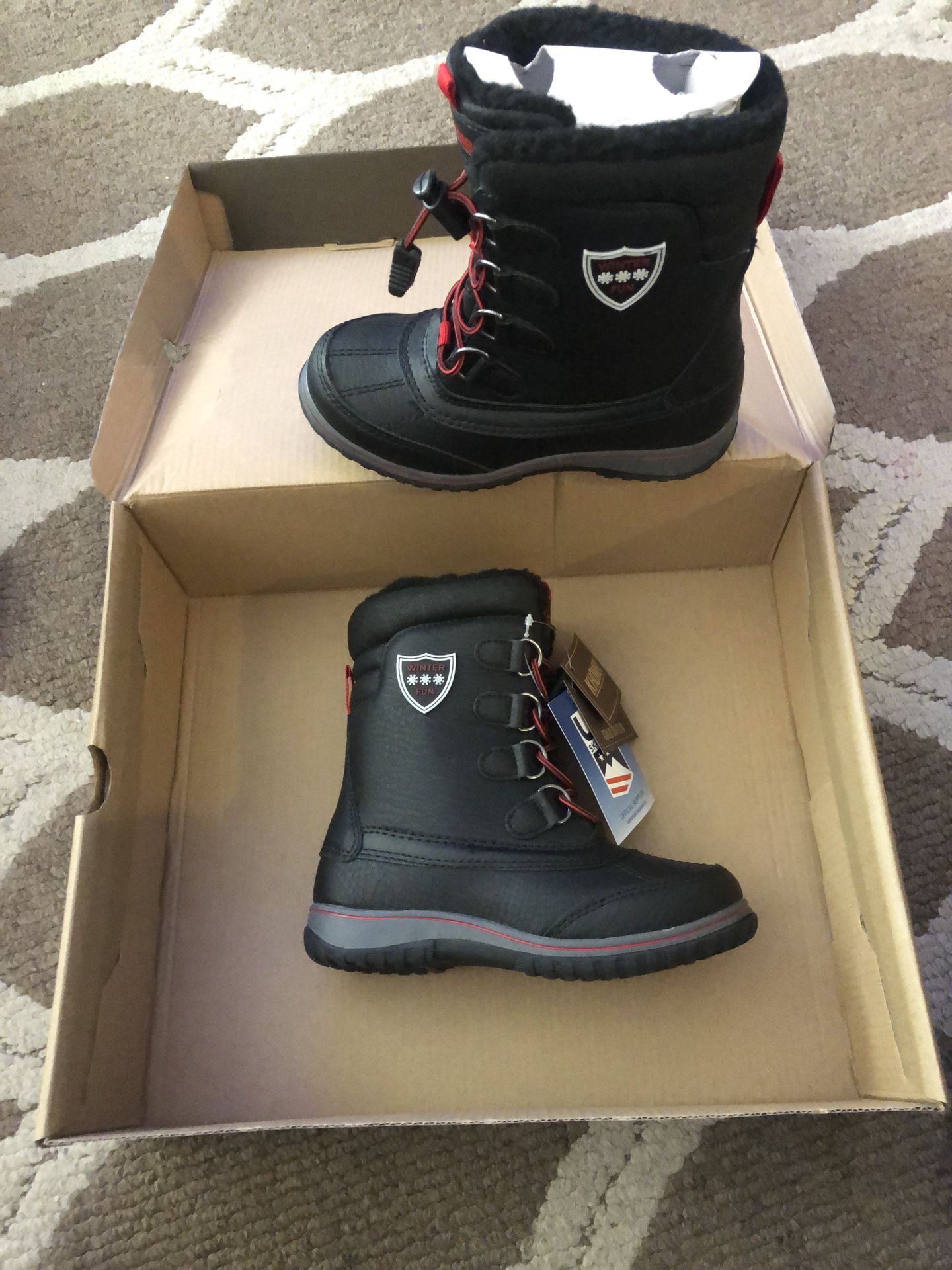 Brand new boys snow boots