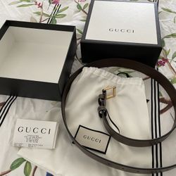 Authentic Brown Gucci Belt **Brand New**