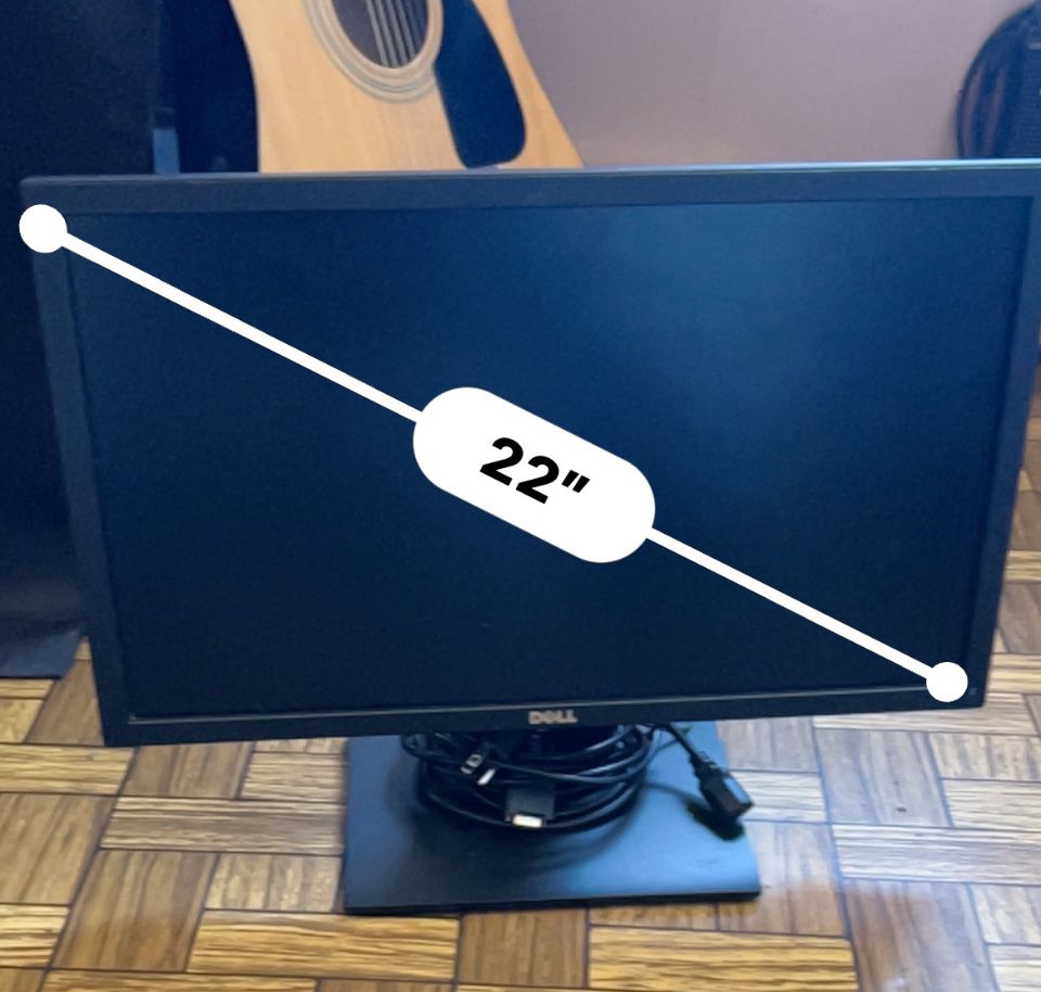 22 Inch Dell Monitor In Great Working Condition 