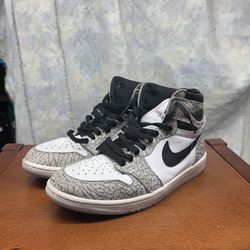 Air Jordan 1 White Cement