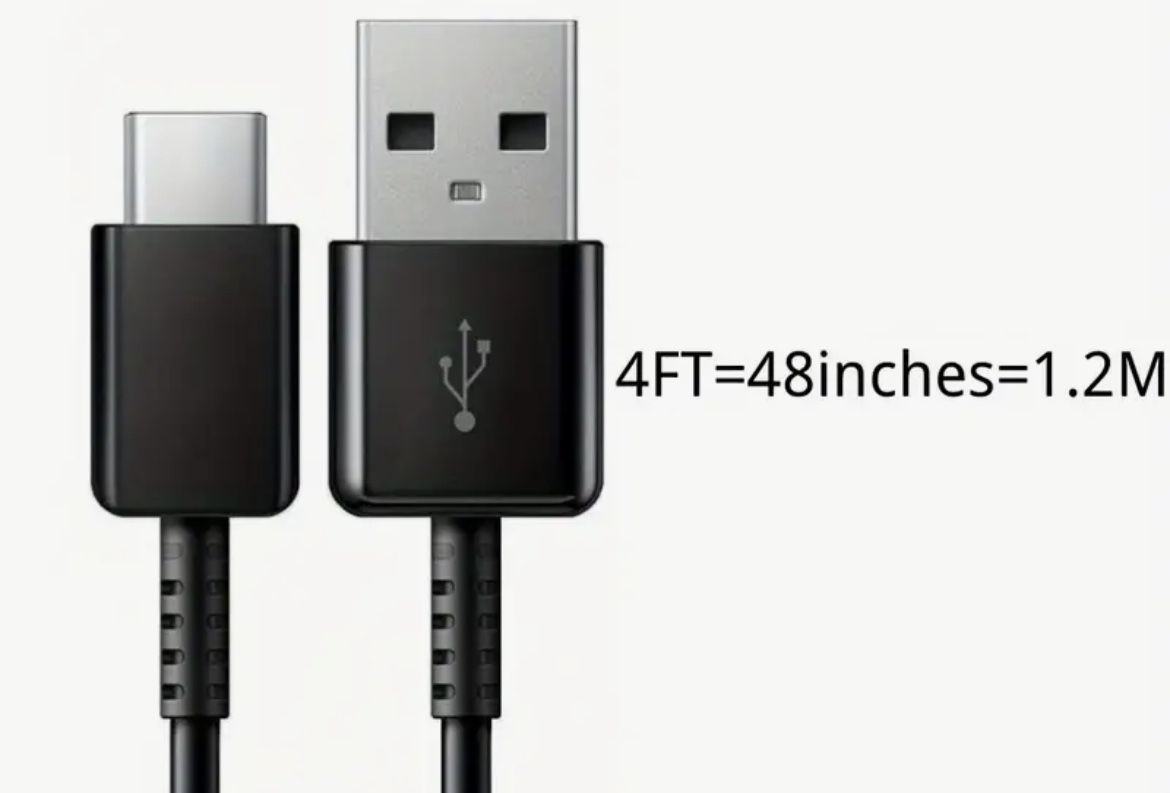 15W USB-C Type C FAST Charging Charger Cable For Samsung S10 S9 iPhone 15