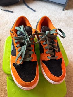 Nike Dunk Low GS Phantom Black Safety Orange