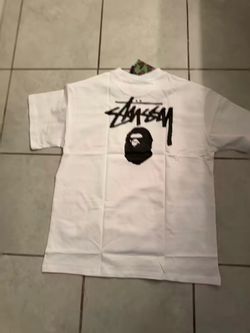 Bape tee x stussy