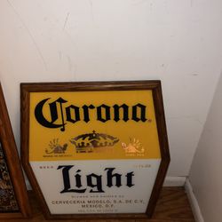 Corona Light Bar Sign