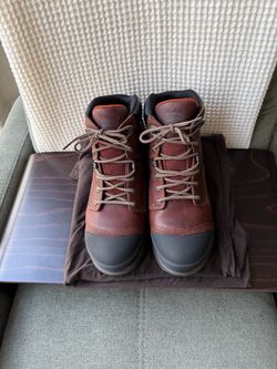 Timberland PRO Helix HD 6" Composite Toe Waterproof Work Boots (Style A1I4H) + pair of Aetrex Insoles