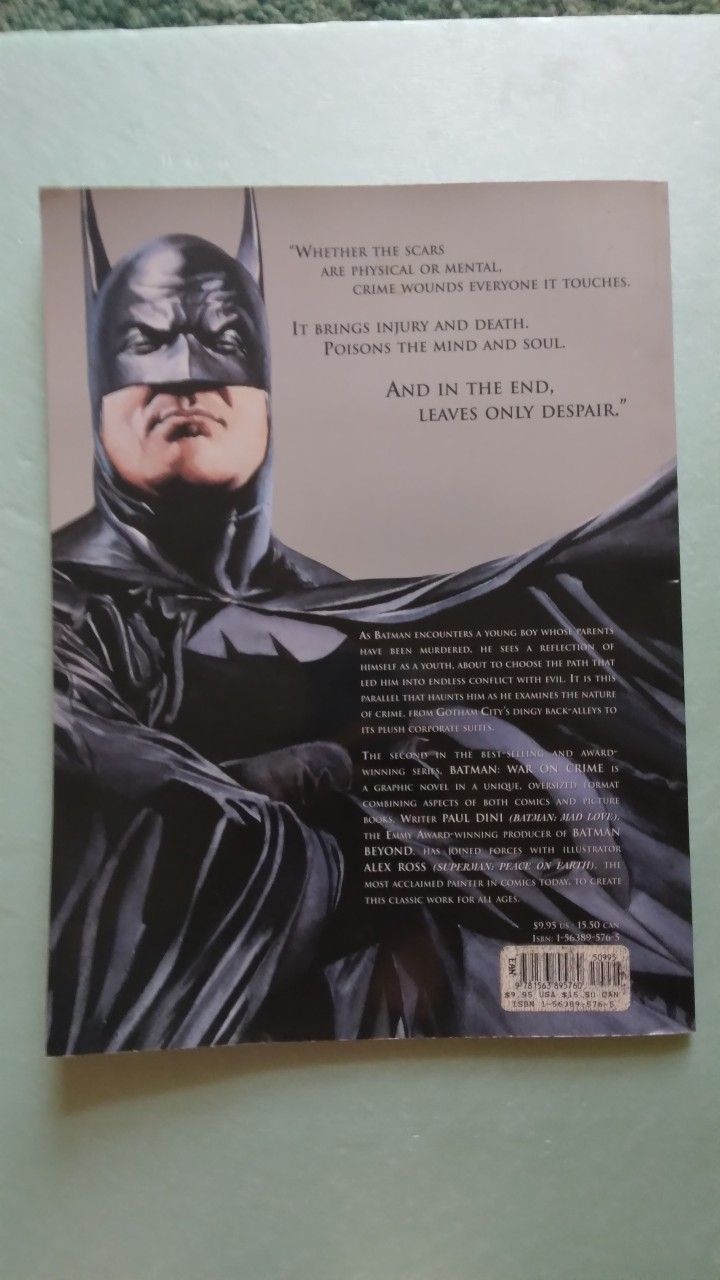 Batman Waron Crime And Superman Peace On Earth Oversized