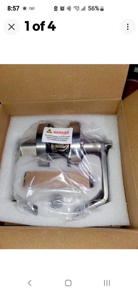 Brand New Oakmoore Commercial Grade Bathroom Door Handle Lock