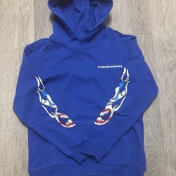 blue chrome heart hoodies 
