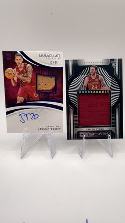 Jaylon Tyson immaculate auto ,