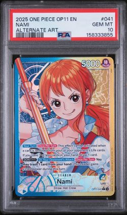 2025 ONE PIECE OP11 EN NAMI ALTERNATE ART