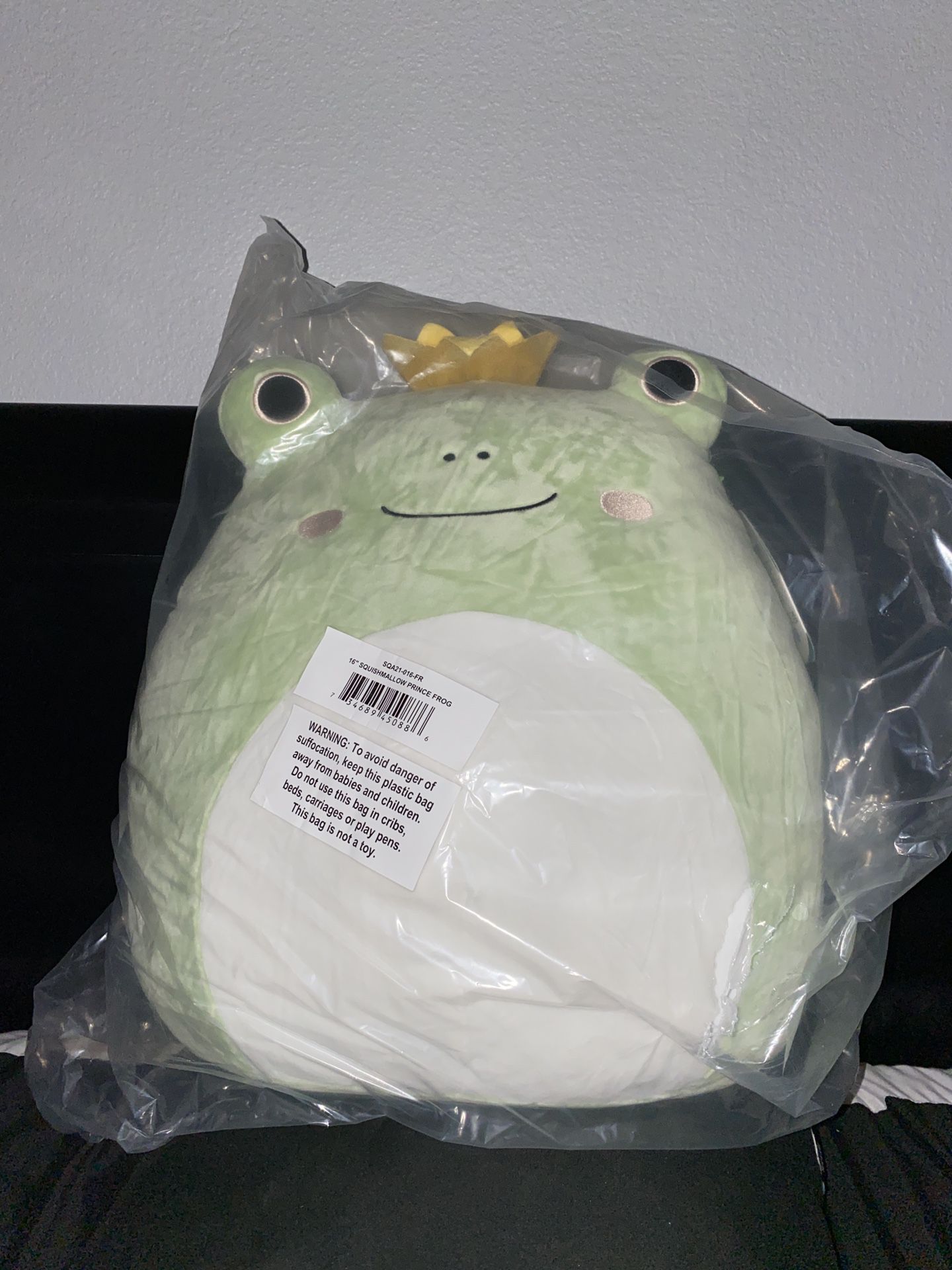 Squishmallow Prince Frog Baratelli 16 in
