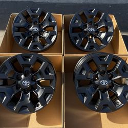 16” Toyota Tacoma OEM Wheels Satin Black