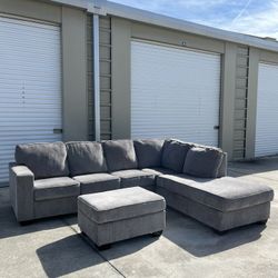 Gray Sectional Couch