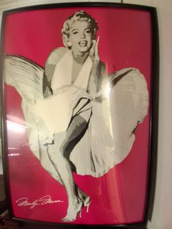 3'× 2' Marilyn Monroe Framed 1955 film "The Seven Year Itch" Photo