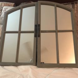 Mirror Window Decor 2 Piece